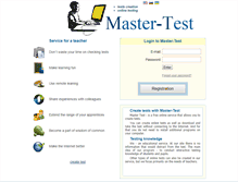 Tablet Screenshot of master-test.net